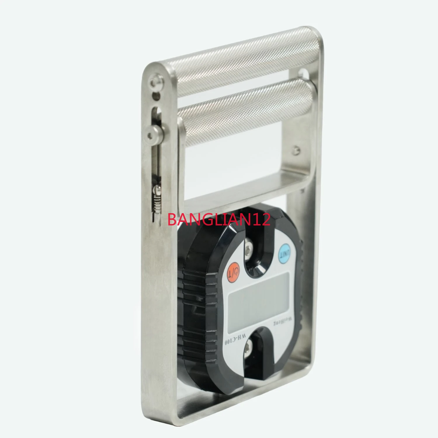 

Динамометр из нержавеющей стали 304 с регулируемой шириной захвата - Тестер силы хвата с функцией фиксации пиковой силы