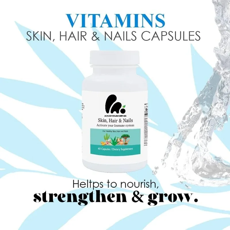 

Beauty Capsules - Skin, Hair, and Nail Health Immune Support -60 capsules of dietary supplements