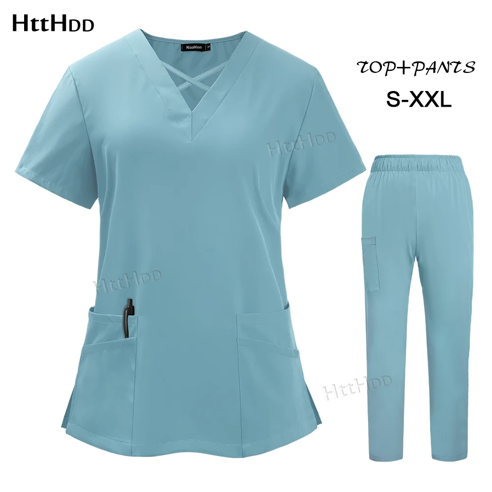 

Veterinary Uniform Scrubs Medical Uniforms Woman Nursing Articles Healthcare Pediatric Clinical Special Clothing Hospital Scrubs