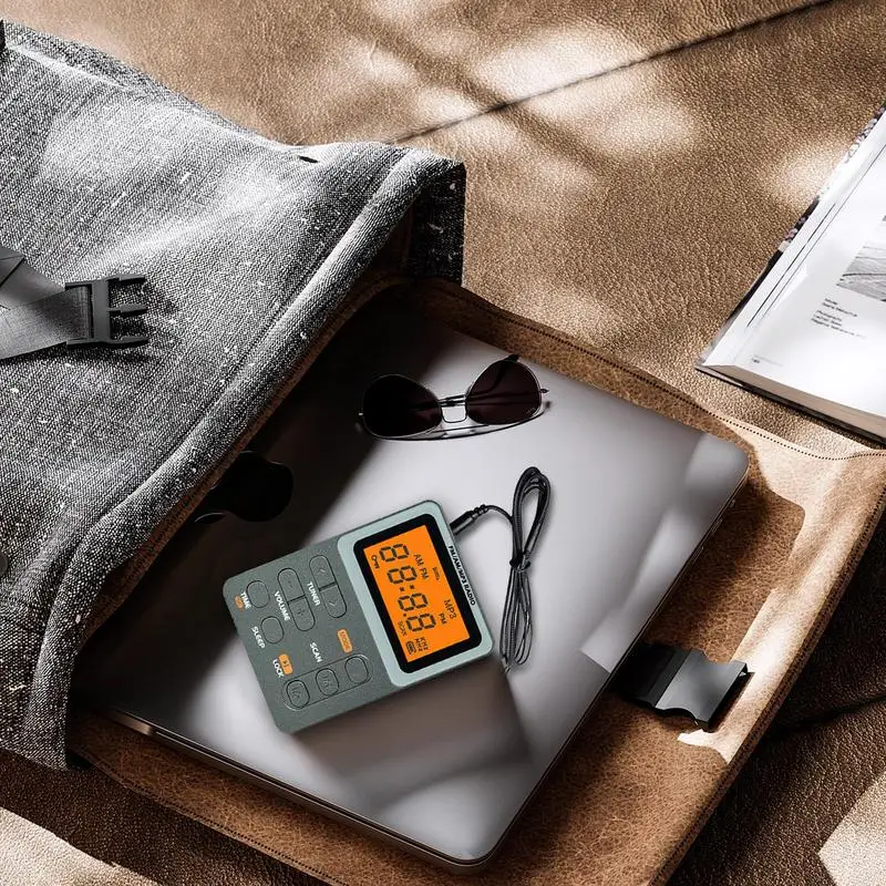 متعددة الوظائف الرقمية راديو Fm المحمولة مشغل Mp3 وكمان راديو النوم الموقت وظيفة مكبر صوت الوسائط لبرنامج الراديو الصباح