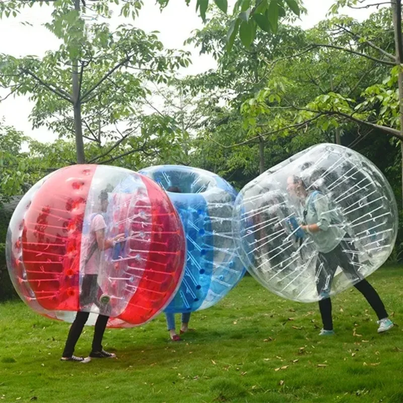 Bumper Zorb Inflatable Ball TPU 1.5m Bumper Bubble Soccer Balls Inflatable Bumper Ball Giant Human Hamster for Adults kids