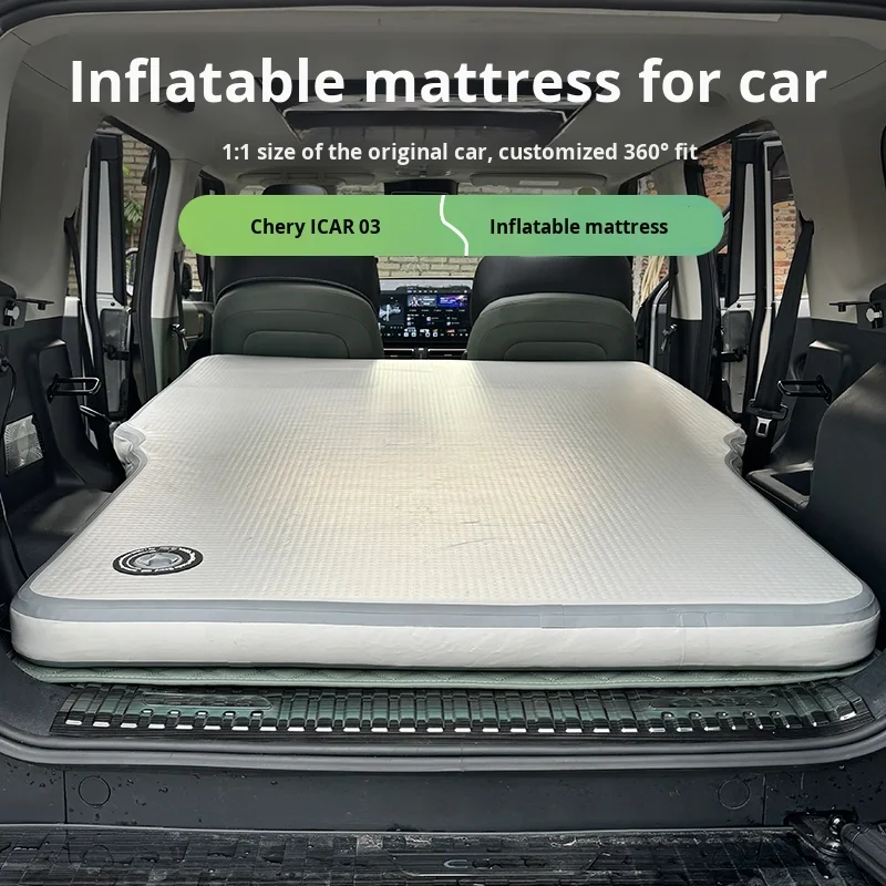 شيري Icar03/03T بولي كلوريد الفينيل مرتبة هوائية نفخ صندوق السيارة وسادة النوم للنوم المريح أداة الإكسسوارات الداخلية