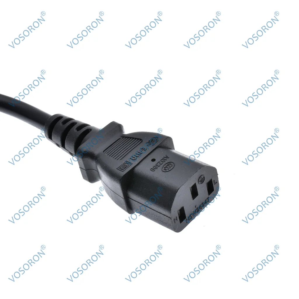 C14-C13 Extension Power Cord, IEC 320 C13 Female to C14 Male with 10A On/Off Switch Power Adapter Cable