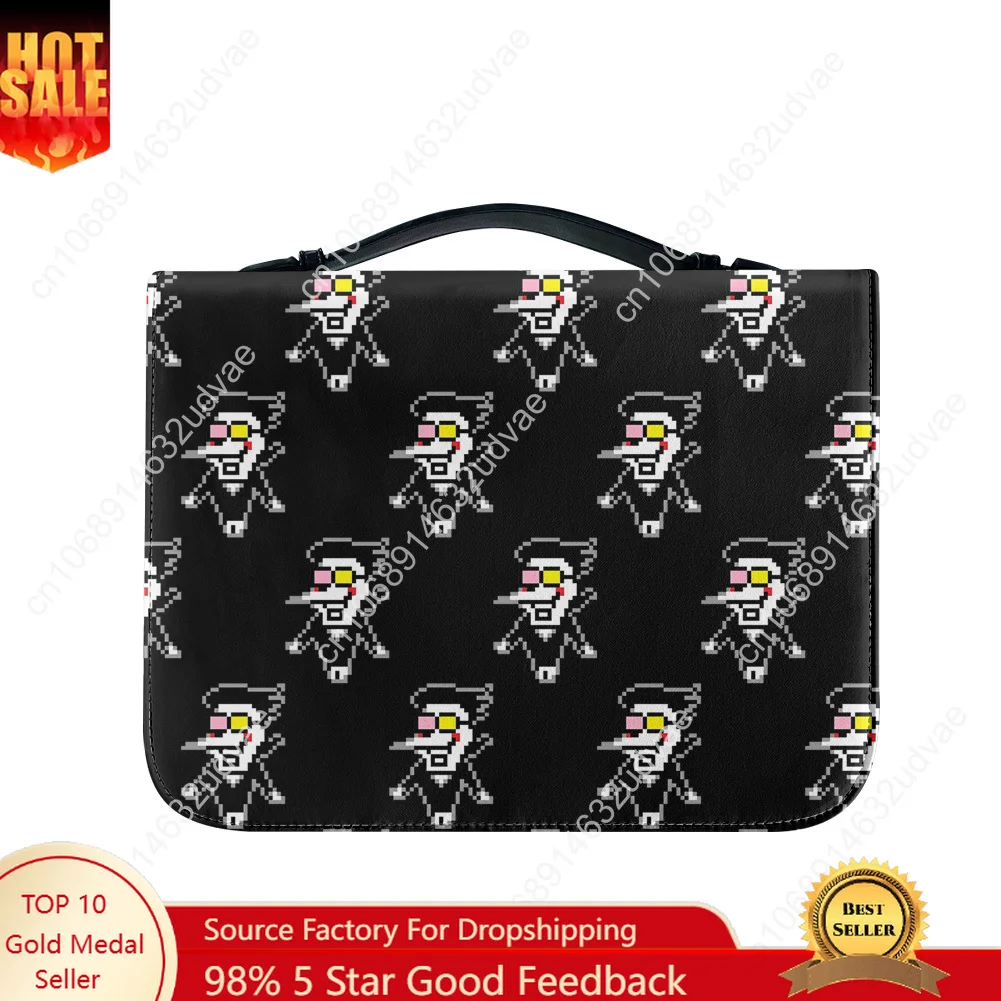 

Deltarune Spamton Undertale Made Bible Bags Christian Gifts Personalized Covers Bible Pack Waterproof Leather Bag Package Case