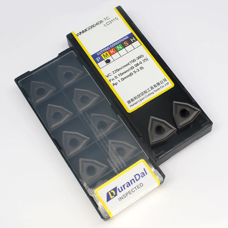 Original Turning Tool Carbide Insert WNMG080408-TC LC3115 Metal Lathe Machining for Cast Iron Cutting Tools