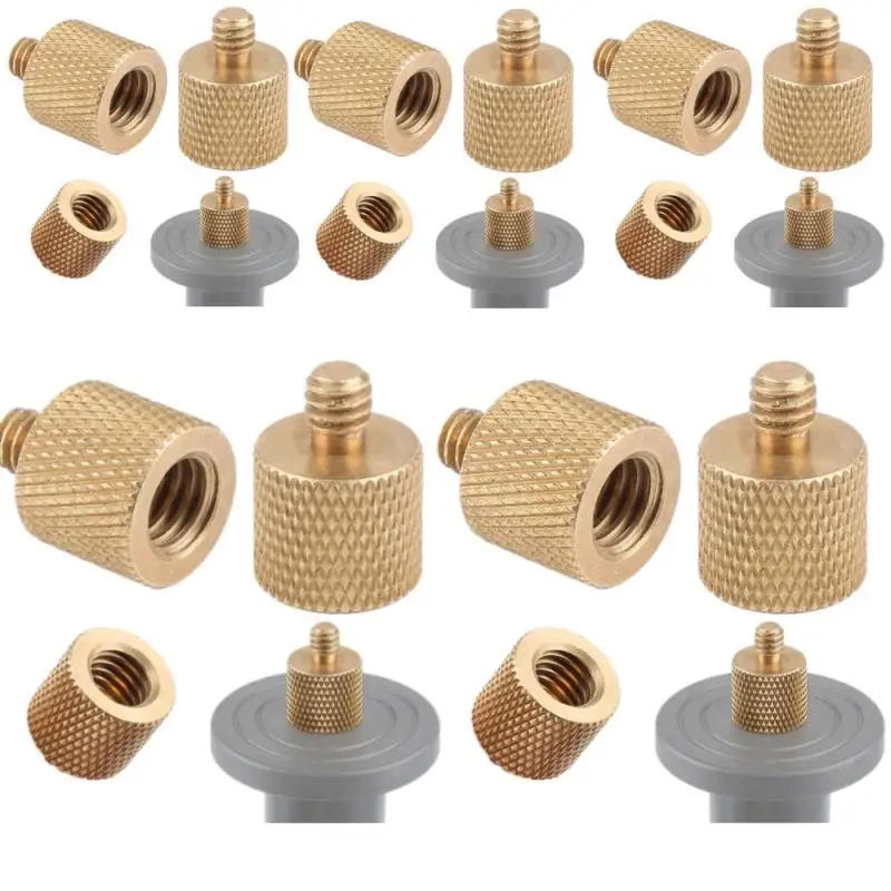 Universal Camera Screws Male Adapter Screw 1/4 To 3/8 Inch Conversion Brass Tripod Quick Mount Adapter