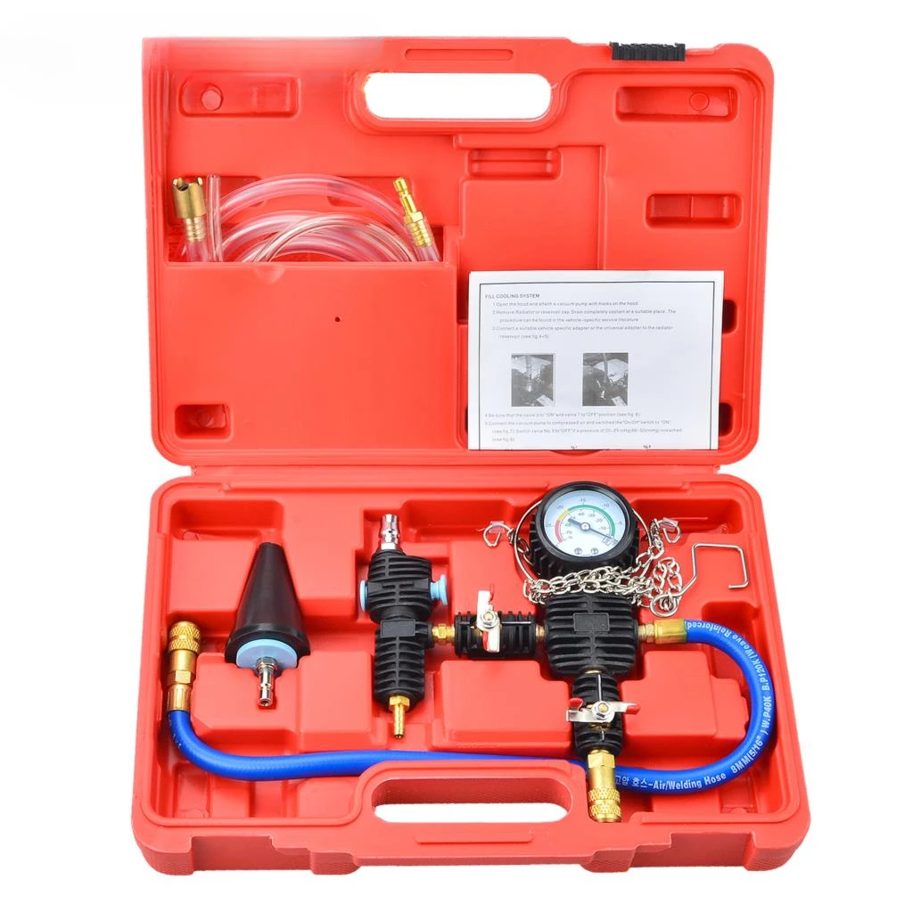 Auto Coolant Vacuum Kit Cooling System Radiator Set Refill and Purging Tool Universal  Diagnostic-tool Car  Accessorie