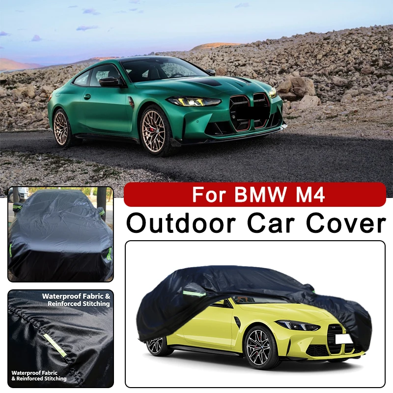 

Outdoor Car Cover Waterproof Dustproof UV Sun Protection, Full Car Protector Exterior Accessories For BMW M4 F82 F83 G82 G83