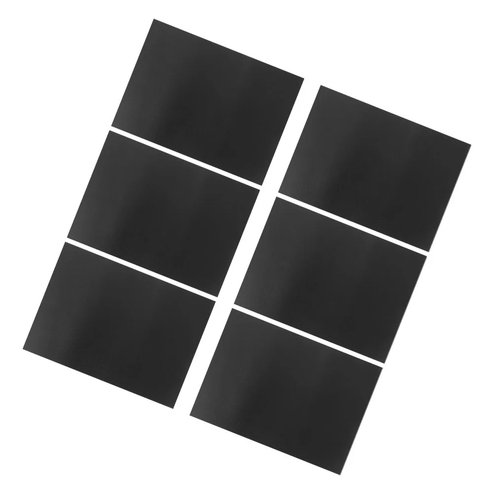 6Pcs Magnetic Dry Erase Chalkboard Sheets Reusable Small Whiteboards for Fridge Refrigerator Household Organization Board