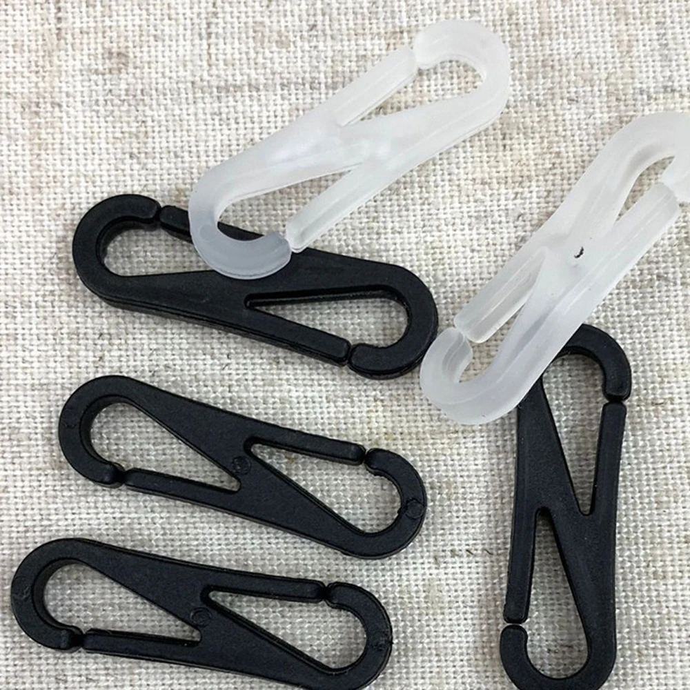 DIY Keychain 8-Shaped Glasses Chain Buckle Small Carabiner Snap Anti-lost Rope Hook Plastic Buckle