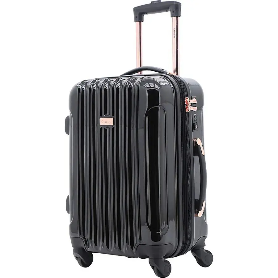 

Alma CarryOn TSALock Spinner Luggage, Black
