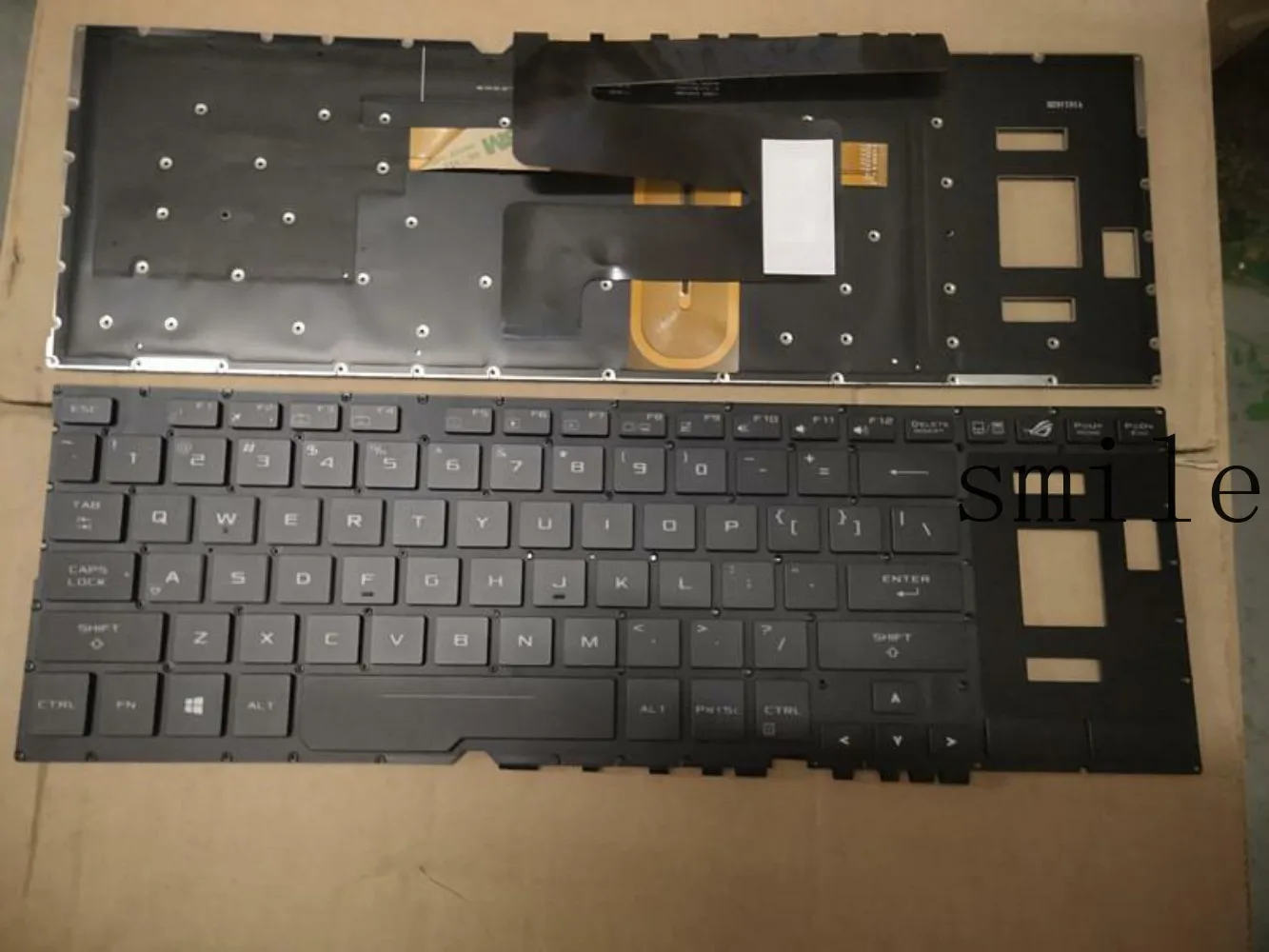 Teclado Retroiluminado para Portátil Asus ROG Zephyrus GX501 GX501VS GX501VSK, Distribución de Teclado Estadounidense