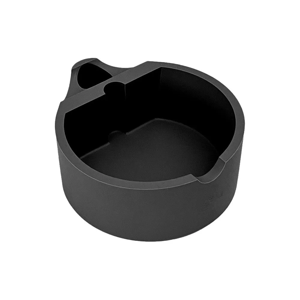 

Silicone Knock Coffee Slag Box Non-Slip 1L Capacity Espresso Dump Bin Reusable Suciton Cup Base Coffee Grounds Container