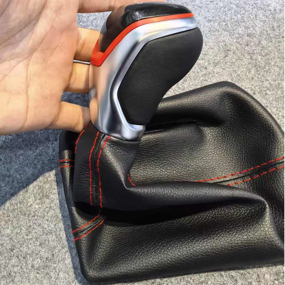 Schaltknauf, Handballhebel, Leder, 6 Gänge, 5H1711113G, für Volkswagen Golf VIII 8 2021 – Detail 3