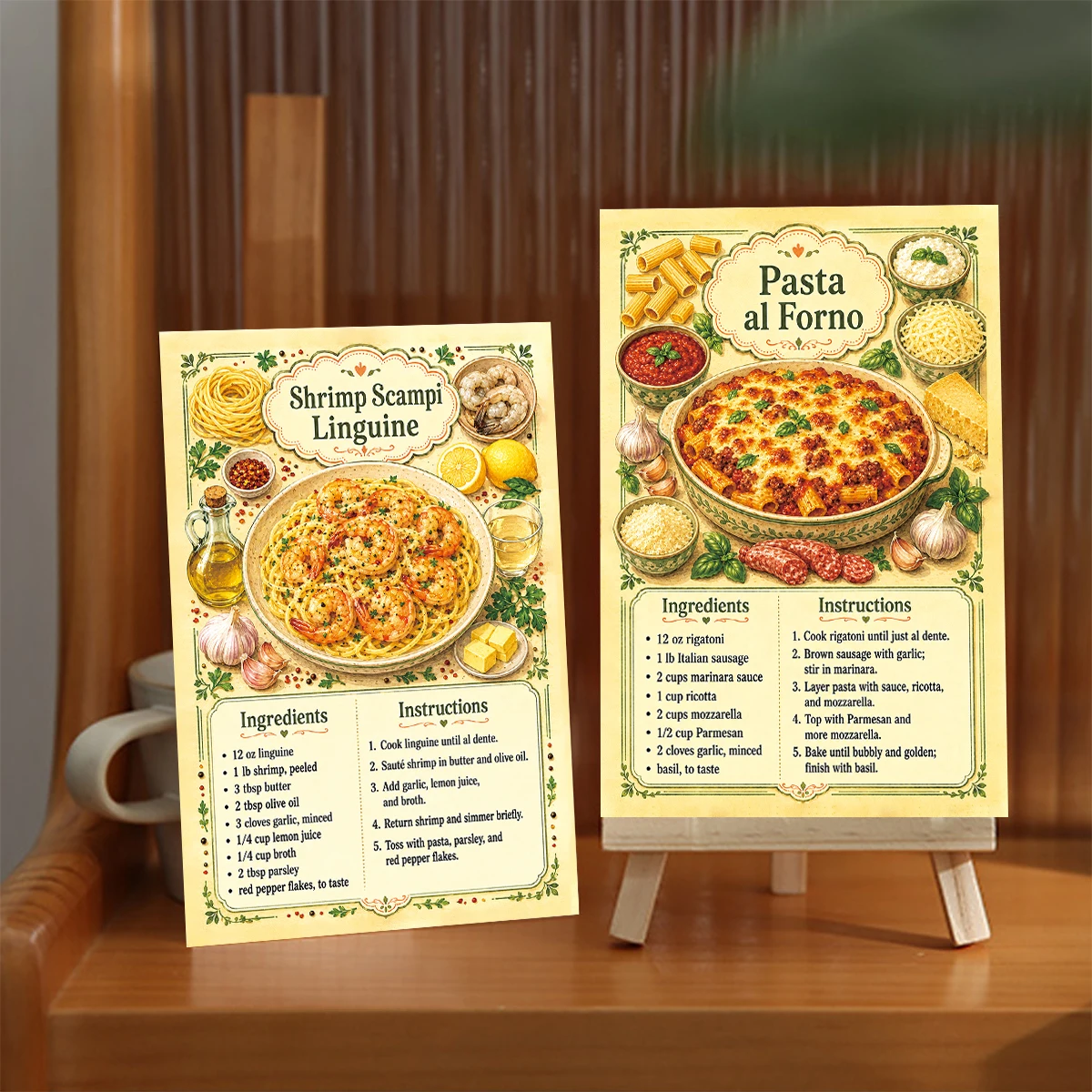 20 szt. Vintage'owych pocztówe – Cocktail Recipe Book recenzja i cena