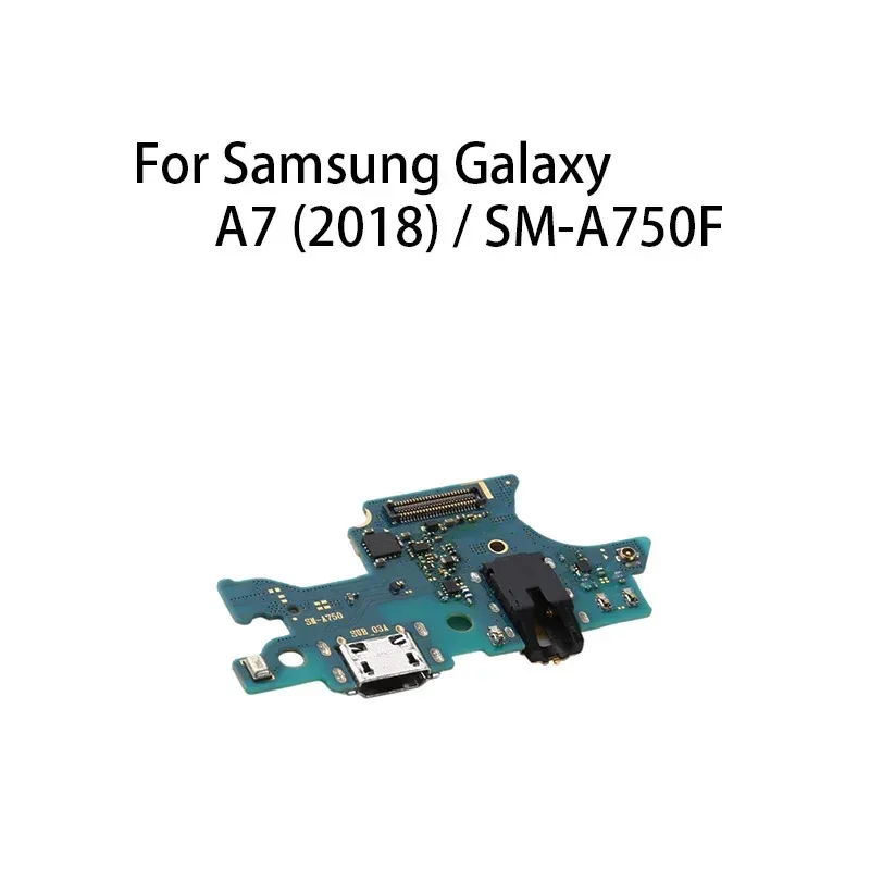 USB Charge Port Jack Dock Connector Charging Board Flex Cable For Samsung Galaxy A7 (2018) SM-A750F