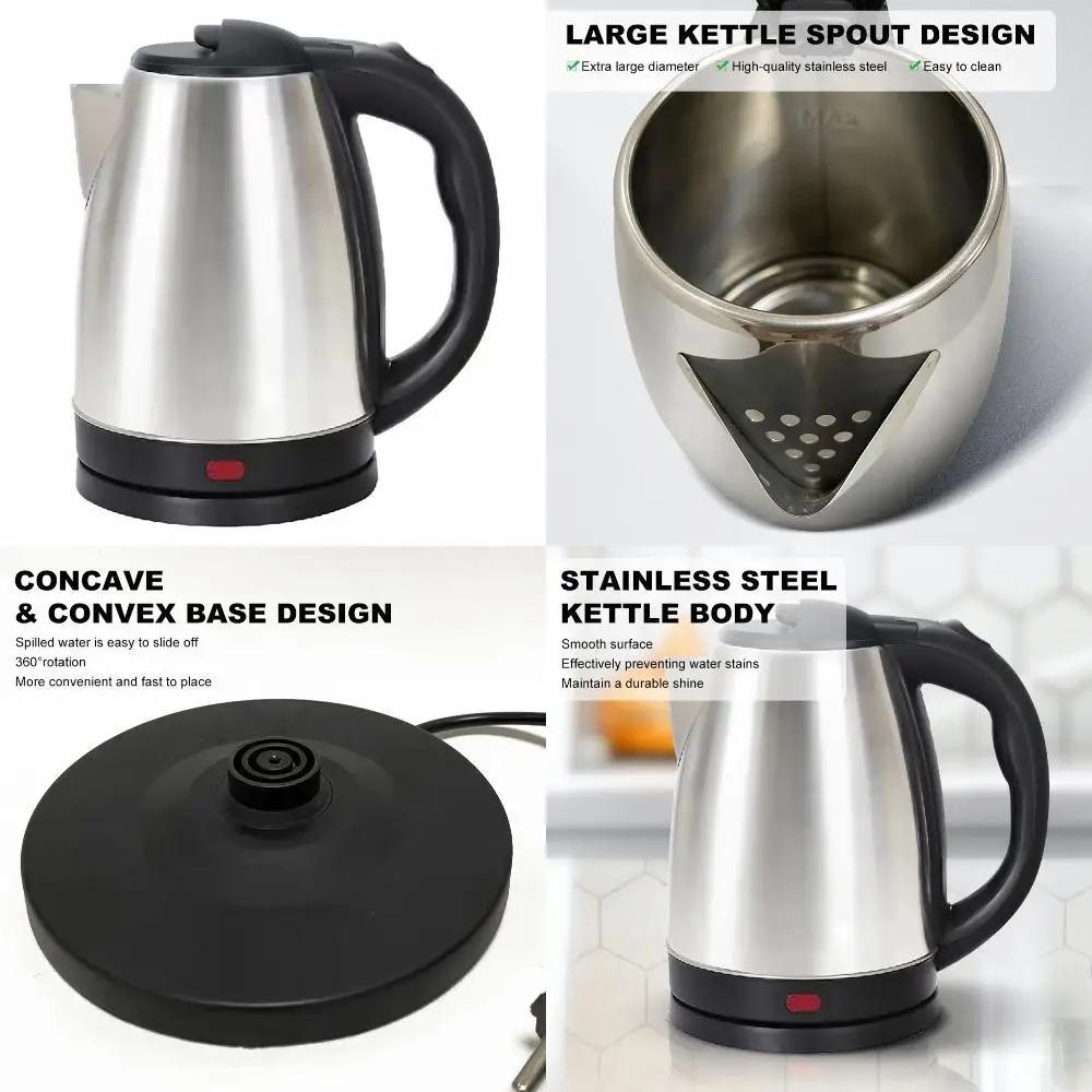 Чайник для воды, горшок 2 л, бытовая техника из нержавеющей стали, чайник 220 В, чайник для быстрого горячего кипячения