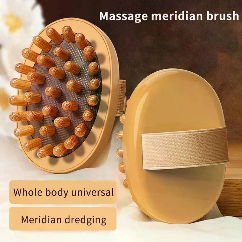 

Handheld Wooden Body Massage Brush Anti Cellulite For Legs Belly Body Shaping Dry Skin Brush Portable Muscle Relax Beauty Tool