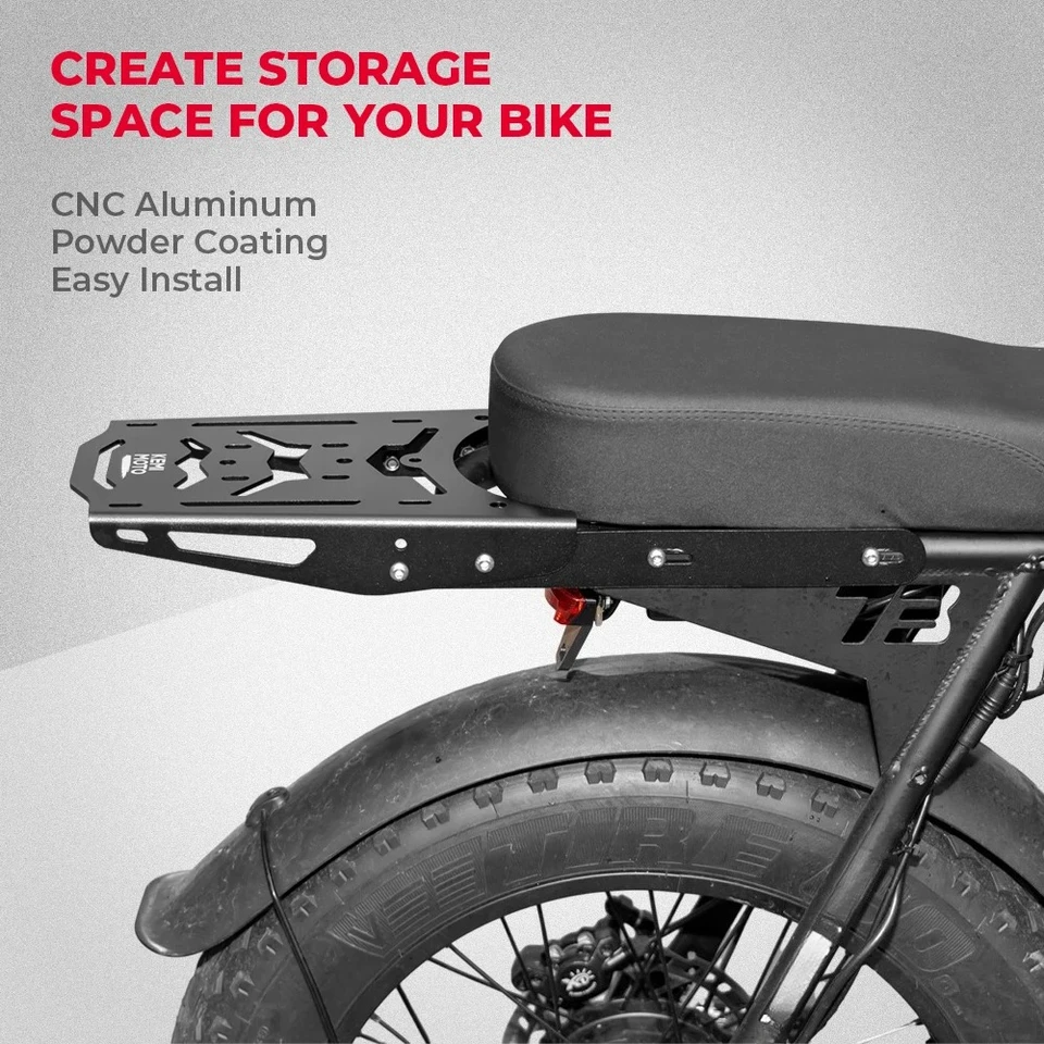 For Super 73 Electric Bike Rear Rack Aluminum Bike Cargo Rack
