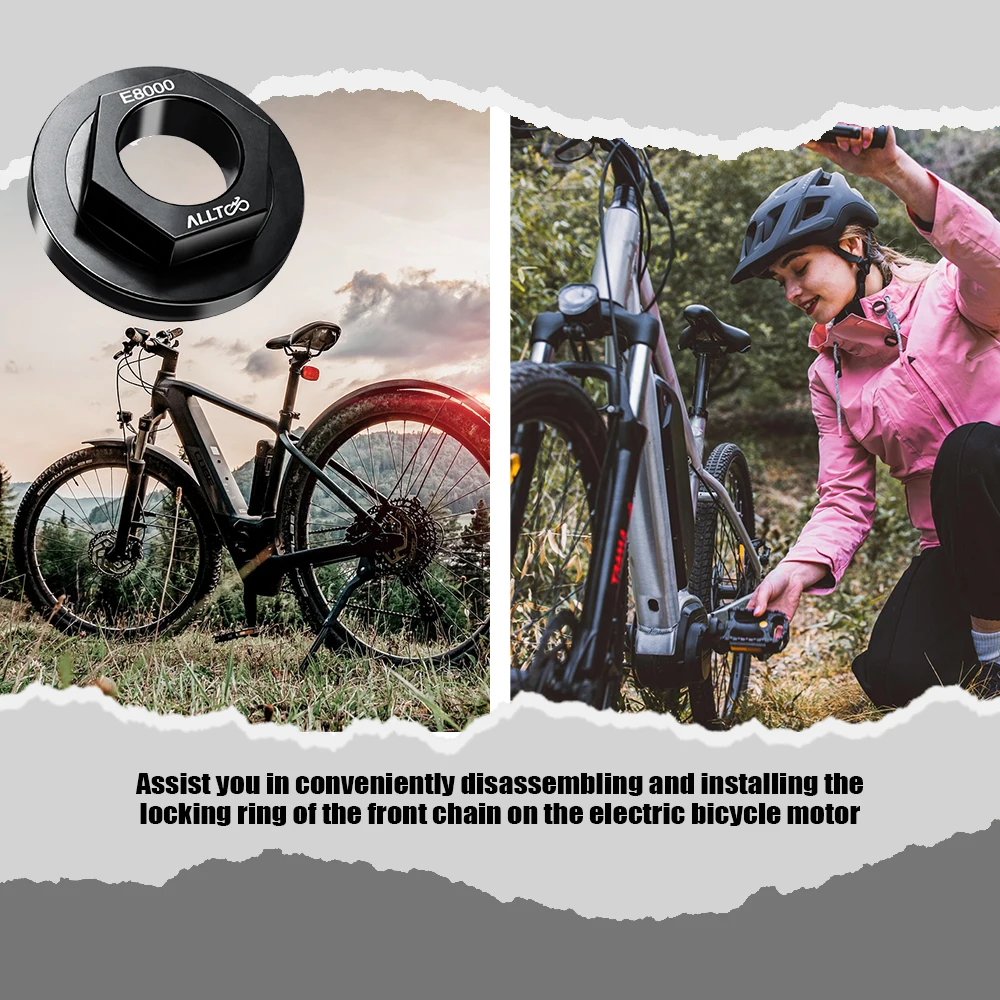 ALLTOO Tools FÜR Shimano-Schritte Sicherungsring-Werkzeug E6100 E7000 E8000 WIE TL-FC39 Sicherungsring-Demontage für Durchmesser 54 mm 16 Rillen – Detail 6