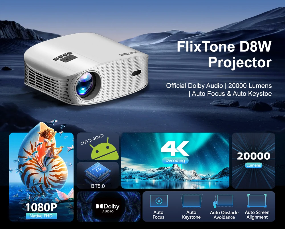 En stock, projecteur de cinéma - Home Cinema With Projector avis et prix