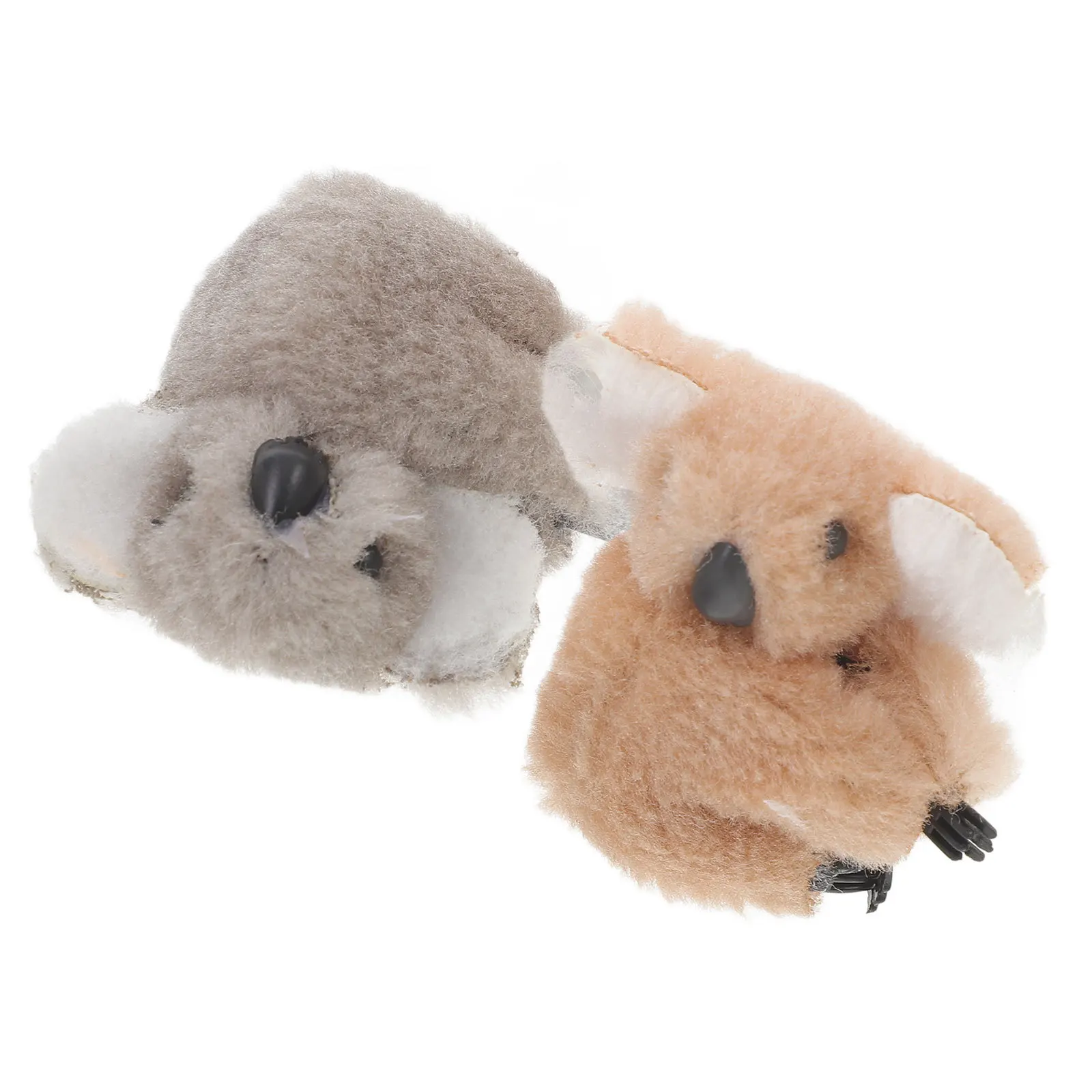 2pcs Motorcycle Mirror Handlebar Decor Koala Cute Stuffed Animal For Rear View Handle Electric Bike Accessories Women Ride