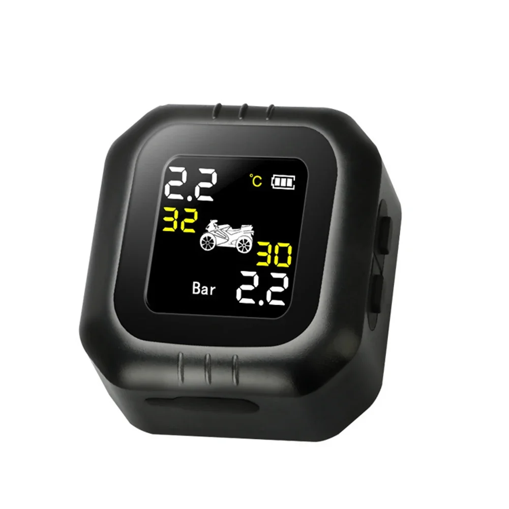 

1 шт., высококачественная мотоциклетная система контроля давления в шинах TPMS с системой сигнализации в шинах в режиме реального времени, встроенный полимерный литий