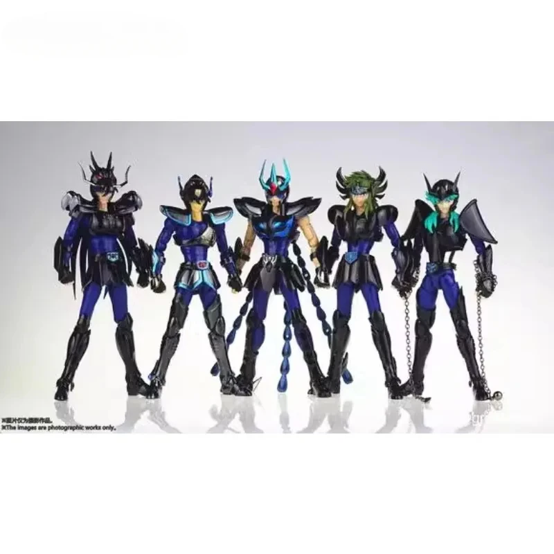 In Stock GT Model Saint Seiya Myth Cloth EX Phoenix Ikki Pegasus Dragon Shiryu Andromeda Shun Cygnus V1 Black Action Figure Toys