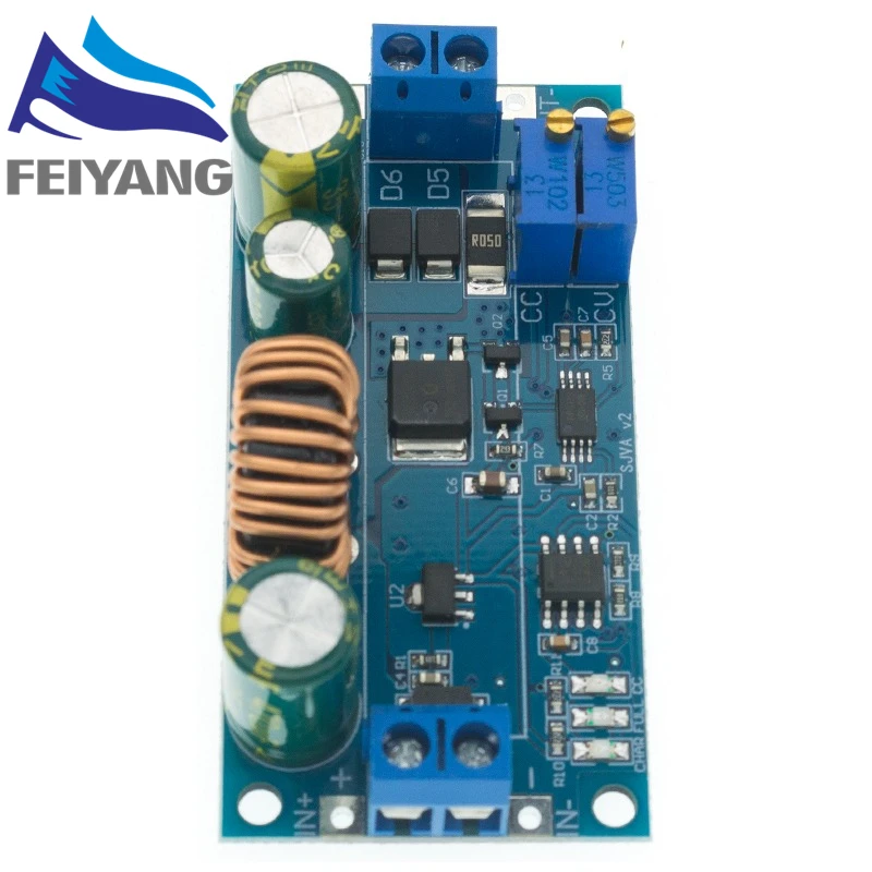 CC CV Adjustable 3A 35W DC 5 -30V to DC 0.5 -30V Step Up Down Buck Boost Converter Power Supply Module Voltage Regulator XY-SJVA