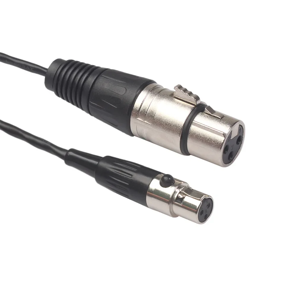 Mini xlr F to xlr F is used as microphone interface adapter for various cameras, SLR cameras, professional photography equipment