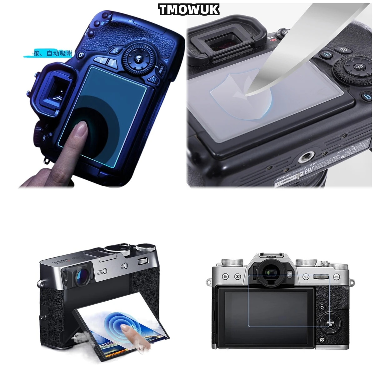 

For Fujifilm XA3 A5 A10 A20 XT1 XT2, Crystal Clear Protective Film 9H Glass Shield