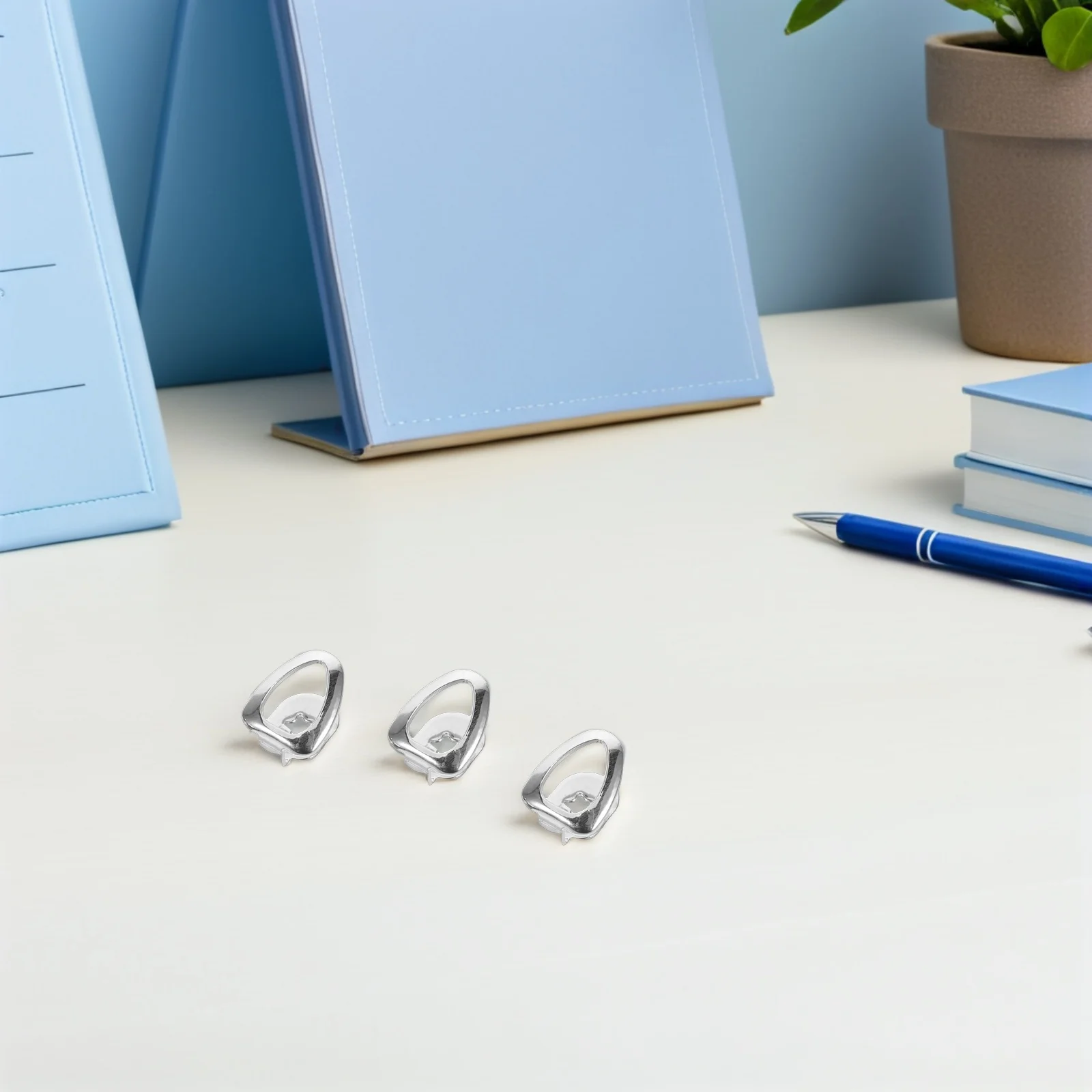 

6Pcs Metal Hip Hop Tooth Grill Silver Tooth Cap Halloween Costume Rapper Teeth Decoration Party Accessory