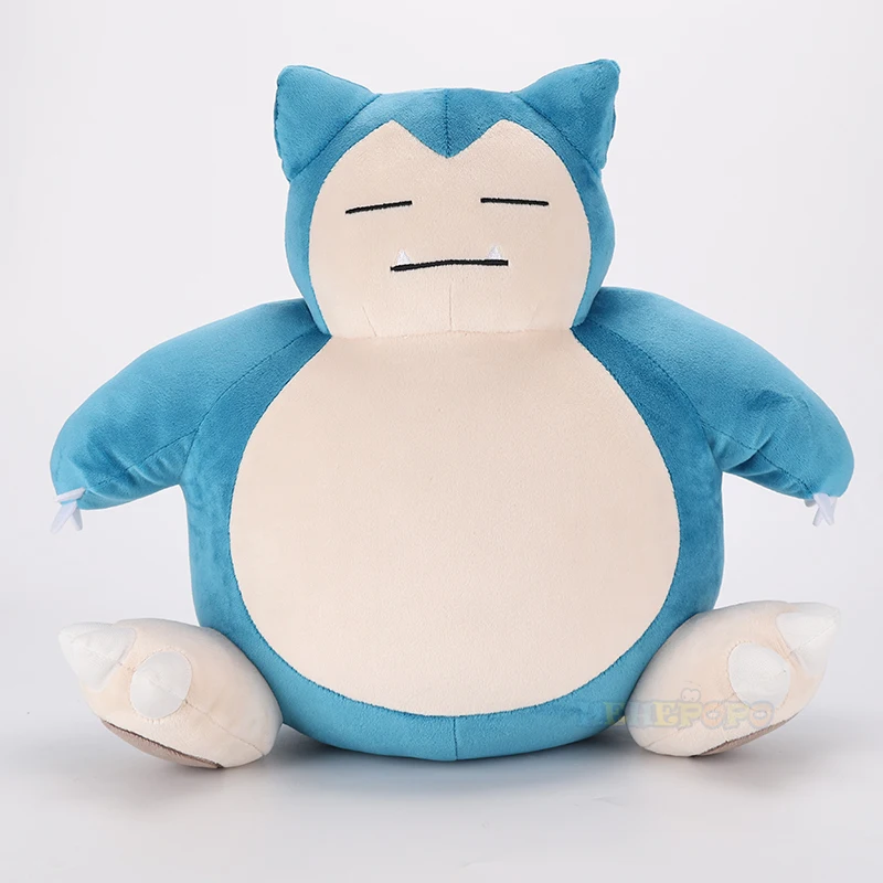 Genuine 25cm Snorlax Pokemon Cartoon Plush Toys Anime Movie Pocket Monsters New Rare Soft Stuffed Animal Doll Gift