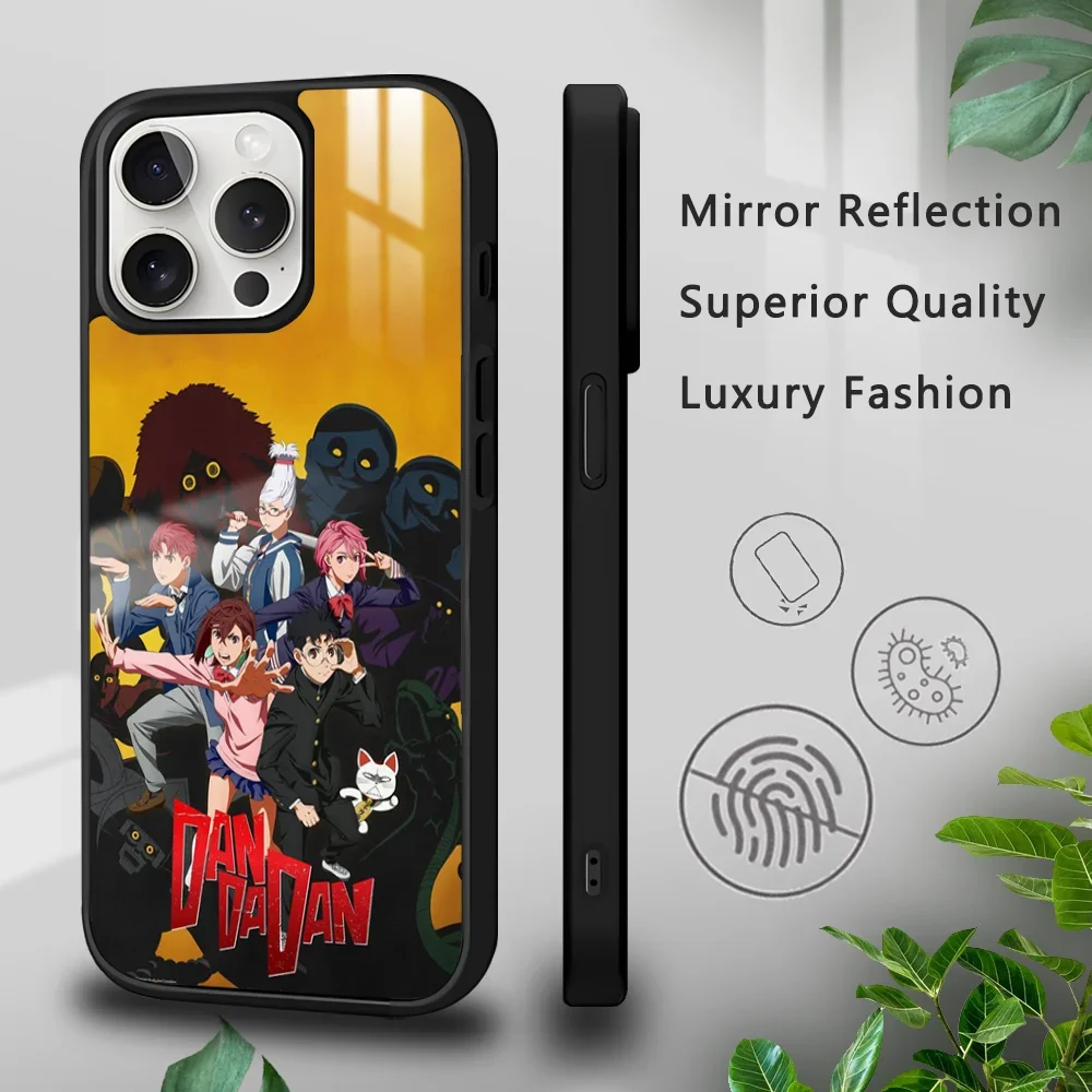 Anime D-Dandadan Phone Case For iPhone 16 15 14 13 12 11 Pro Xs Max Mini Plus Celulares Hard Funda