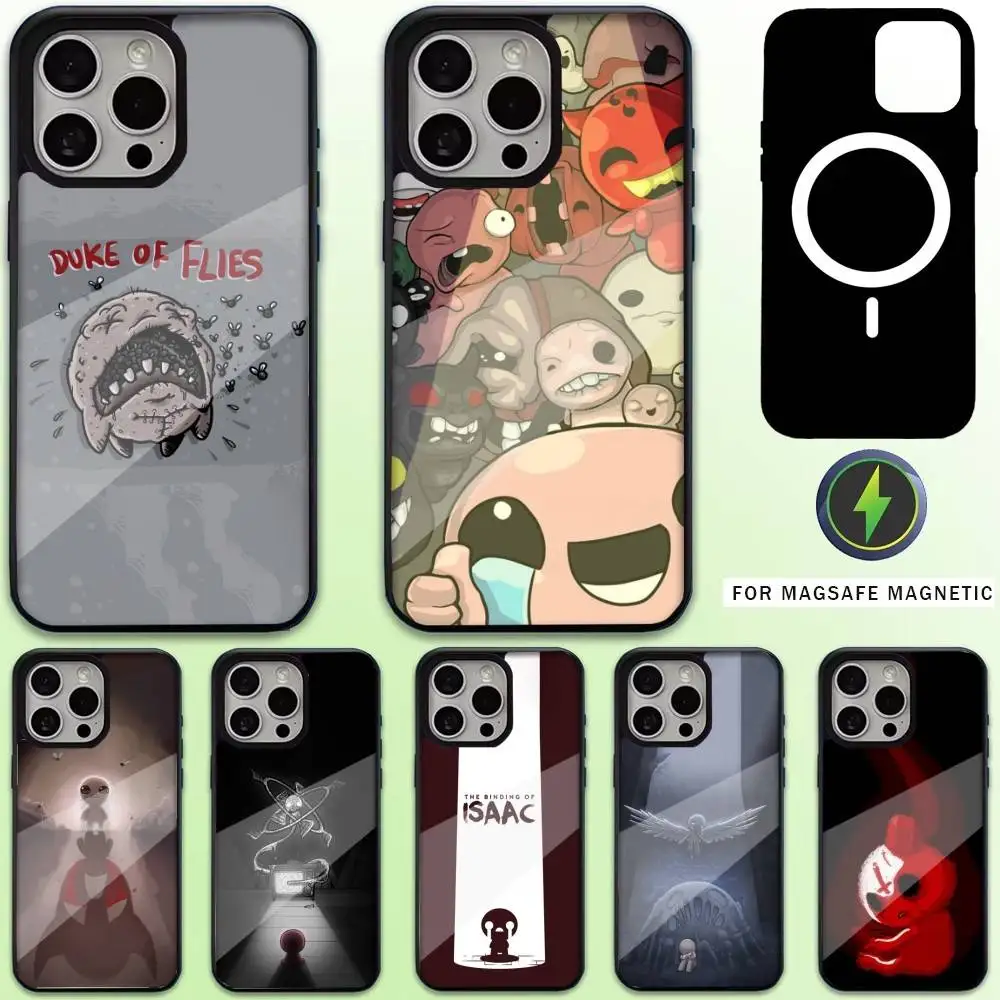 

The B-Binding Of I-Isaac Phone Case For iPhone17,16,15,14,13,12,11 Plus,Pro Max Magnetic For Magsafe Wireless Charging