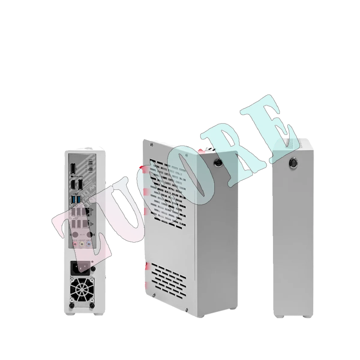 Qiaomei Q31 금속 미니 itx 핵 디스플레이 소형 섀시 소형 1U 전원 공급 장치 휴대용 소형 소형 섀시 non-K66