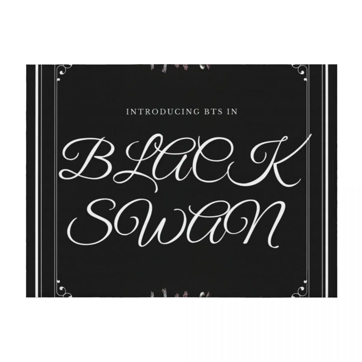 

Black Swan Throw Blanket Sofa Bed Soft Plaid For Baby Blankets