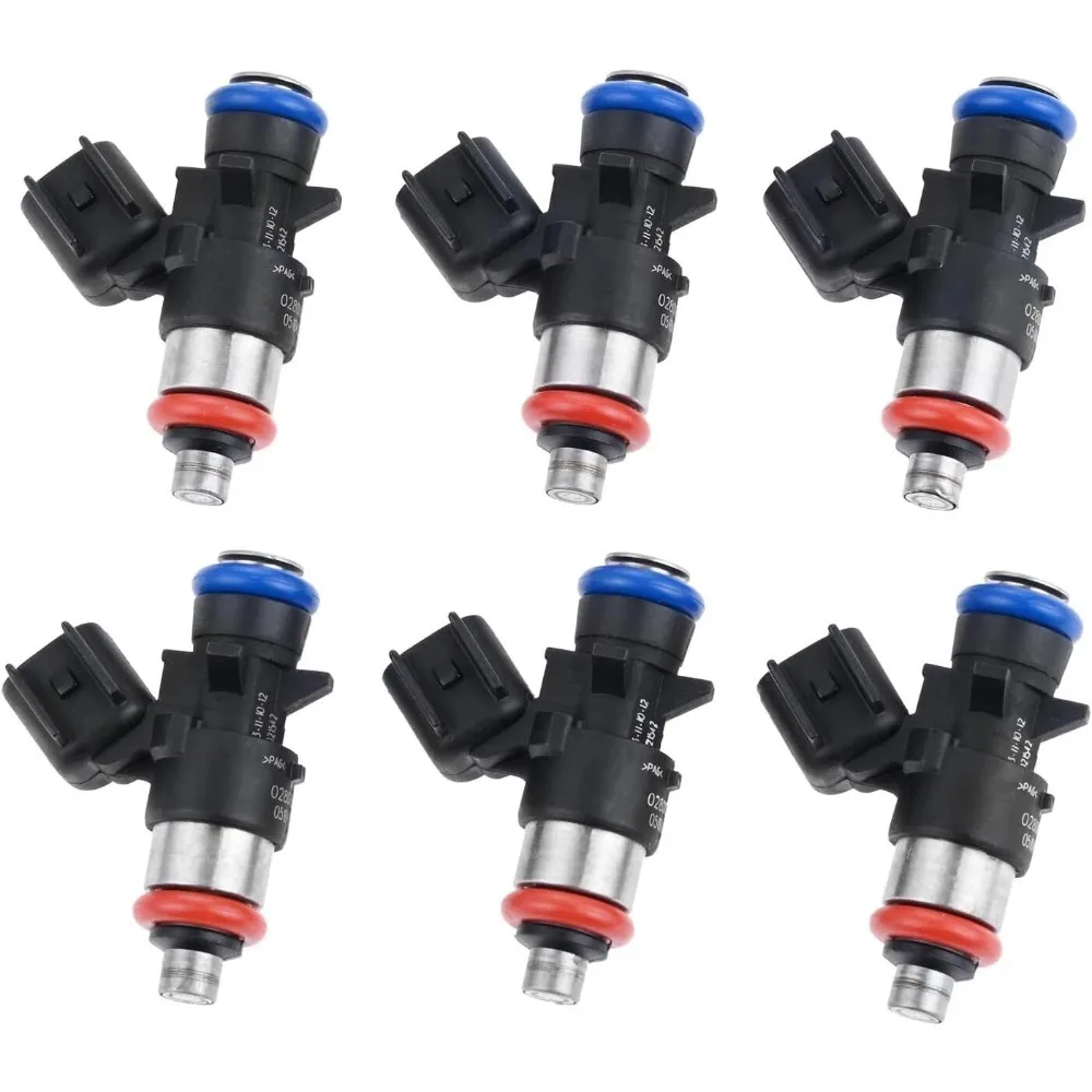 6Pcs Fuel Injectors For Jeep Grand Cherokee for Dodge Avenger Journey Durango 3.6L For Chrysler 0280158233 5184085AC FJ1147