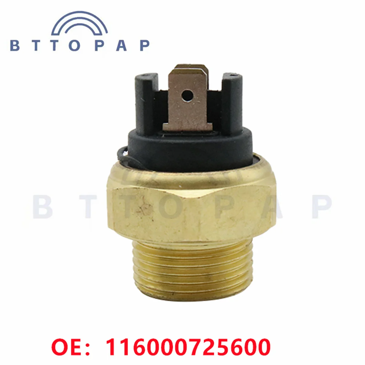 116000725600 Radiator Fan Temperature Switch Black 116000725602 116000725605 6000001356 For 1989-2007 ALFA ROMEO PEUGEOT RENAULT