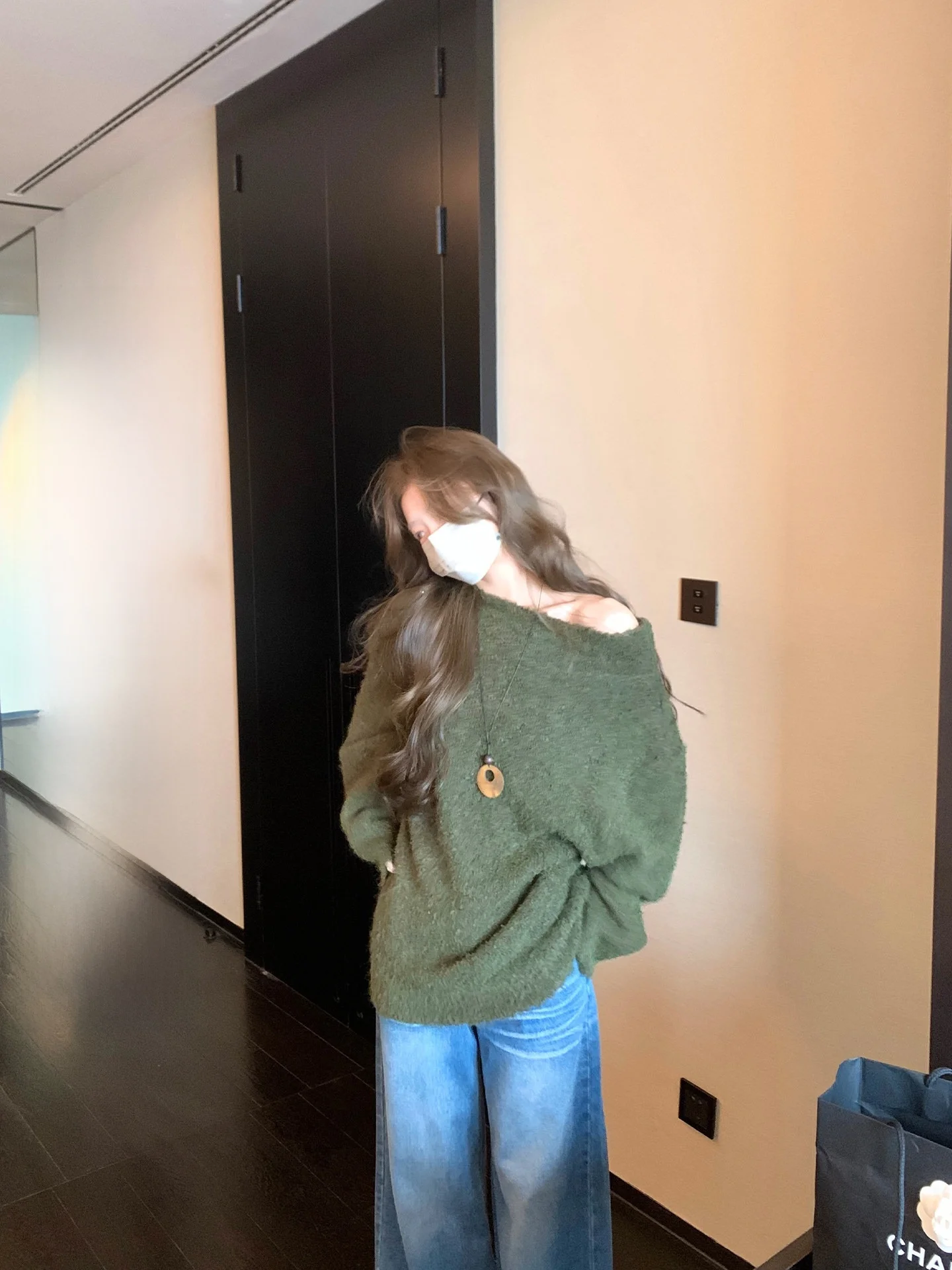 

Серия Cloud Sensation: Женский вязаный свитер с длинными рукавами, круглым вырезом, двусторонним дизайном, базовый слой, зимняя мода, корейский стиль