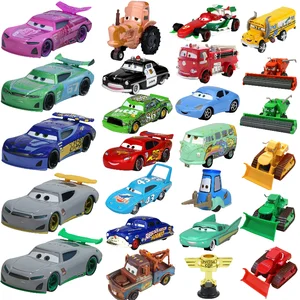 Disney Pixar Cars Metal Diecast Toy Tractor Tractor Sheriff Chick Hicks Lightning McQueen Hudson Birthday Gift Toys para niños 10 mejores juguetes de vacas en miniatura de ventas - №8