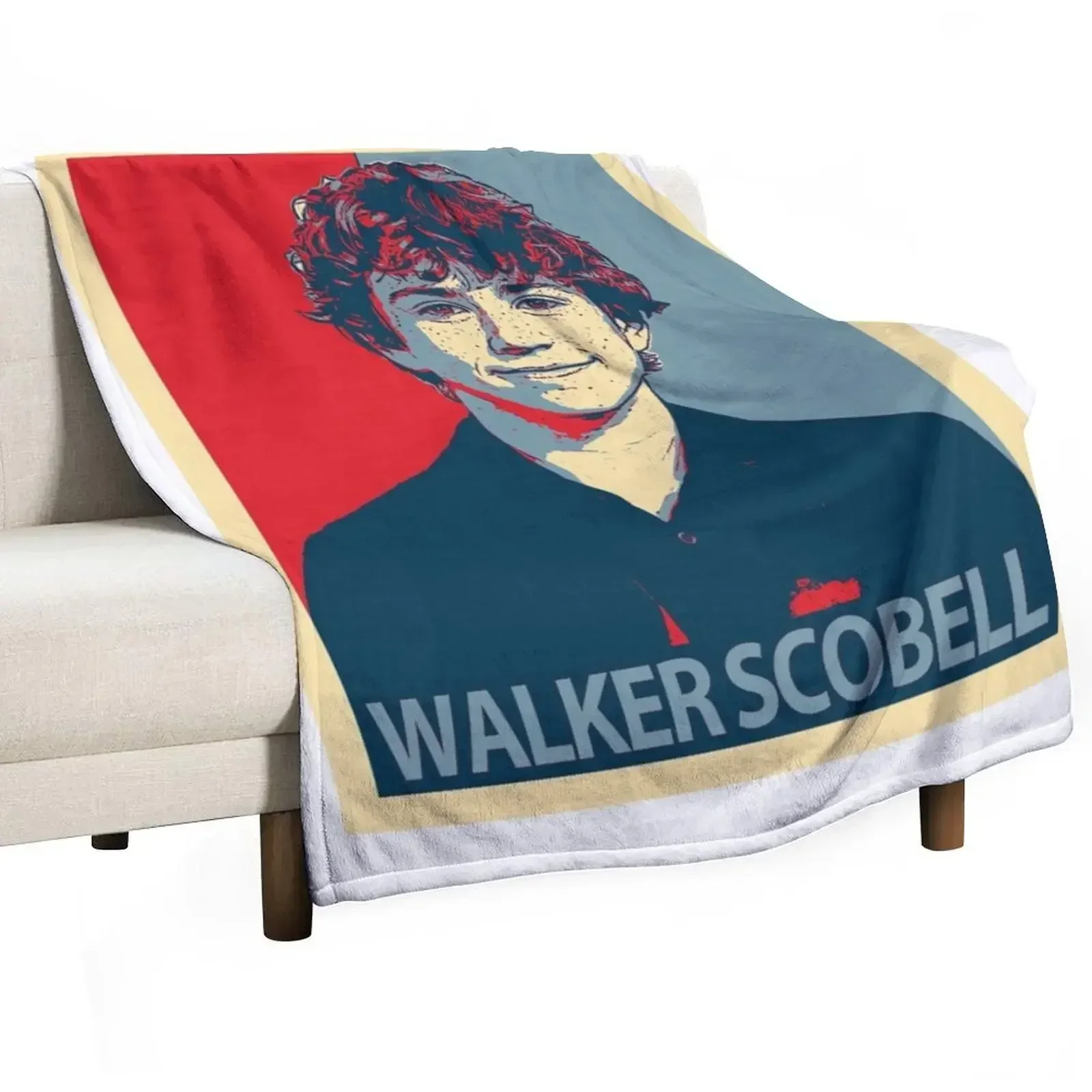 Walker Scobell Throw Blanket Sofas Flannel Fabric Multi-Purpose Travel Blankets