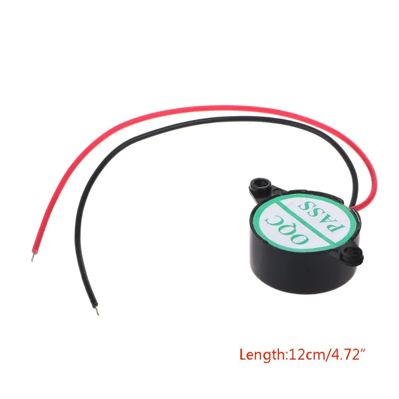 QM 3-24V 95dB Active Piezo อิเล็กทรอนิกส์ Buzzer ALARM Security Horn สำหรับรถบรรทุกรถบรรทุก Light น้ำหนัก Buzzer Horn