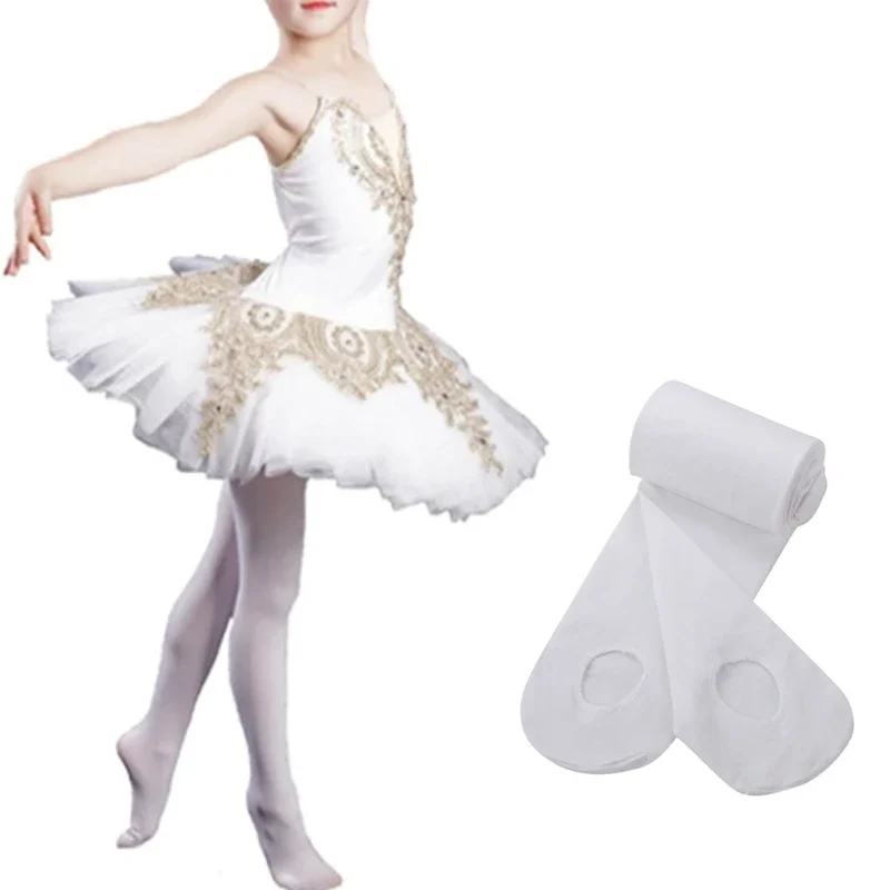 Schulkinder Mädchen Übergang Ballettstrumpfhose Ultraweiche, bequeme, blickdichte, umwandelbare Baby-Tanzstrumpfhose mit dem Loch – Detail 2