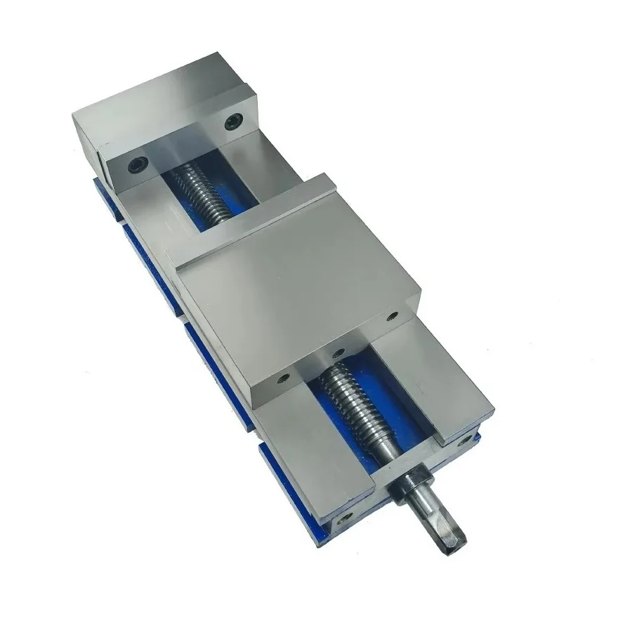 High Precision Manual Bench Vise 4/6/8 inch Flat Extended Opening Heavy Vise for Lathe numerical control milling machine