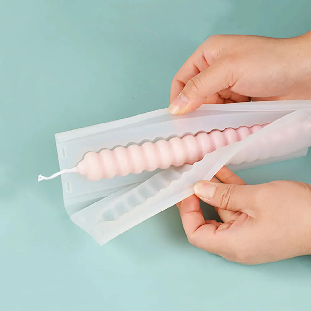 DIY Long Silicone Mold for Candle Making