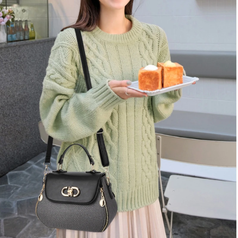 

Модная женская сумка, большая вместительная повседневная сумка через плечо, классическая универсальная сумка на плечо, маленькая квадратная женская сумка