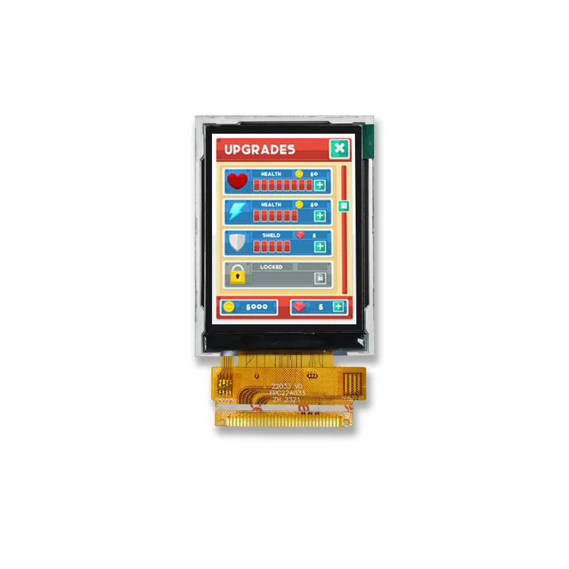 2,2 inch 240x320 ST7789V 8-bit MCU-interface LCD-module