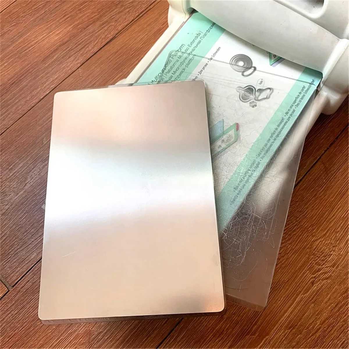 

SSR 3 PCS Metal Adapter Plate Cutting Machine Metal Shim Mat Pad for Thin -Dies Increases Cutting 6x8.5 Inch Shims