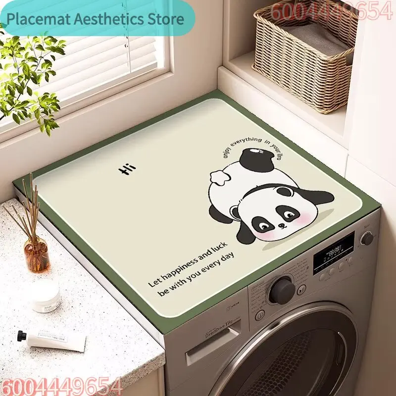 Washing machine dust cover cloth, diatom mud non-slip cover, refrigerator cover pad, leave-in microwave oven absorbent pad